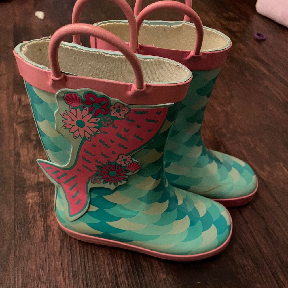 Mermaid Rain Boots